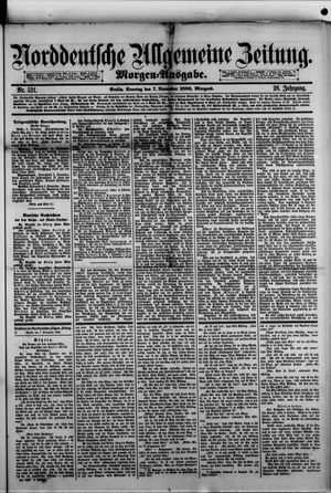 Norddeutsche allgemeine Zeitung vom 07.11.1886