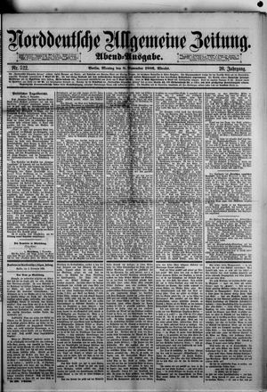 Norddeutsche allgemeine Zeitung vom 08.11.1886