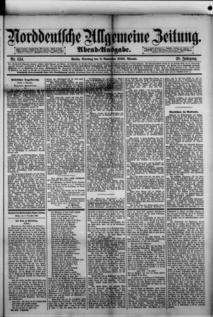 Norddeutsche allgemeine Zeitung vom 09.11.1886