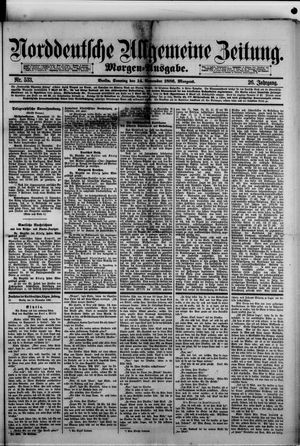 Norddeutsche allgemeine Zeitung vom 14.11.1886
