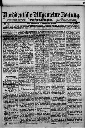 Norddeutsche allgemeine Zeitung vom 18.11.1886