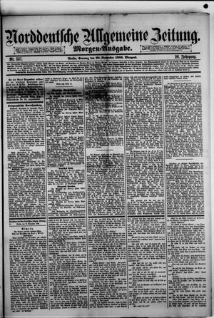 Norddeutsche allgemeine Zeitung vom 28.11.1886