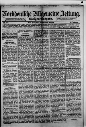 Norddeutsche allgemeine Zeitung vom 03.12.1886