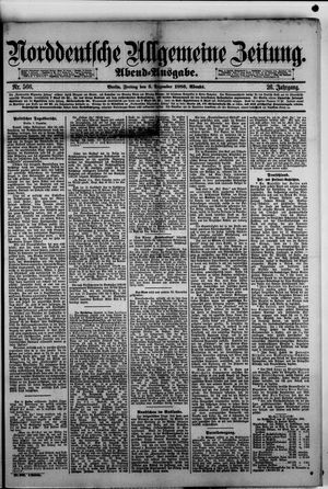 Norddeutsche allgemeine Zeitung vom 03.12.1886