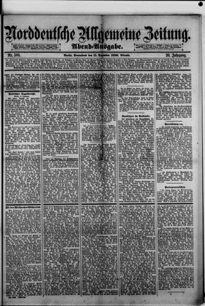 Norddeutsche allgemeine Zeitung vom 11.12.1886