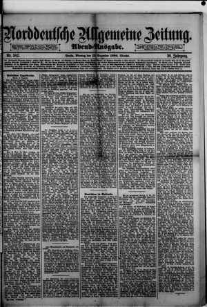 Norddeutsche allgemeine Zeitung vom 13.12.1886