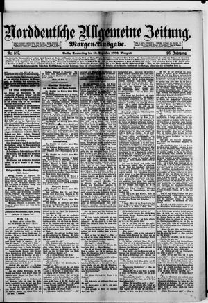 Norddeutsche allgemeine Zeitung vom 16.12.1886