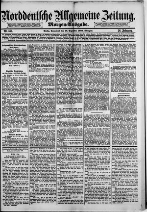 Norddeutsche allgemeine Zeitung vom 18.12.1886