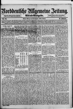 Norddeutsche allgemeine Zeitung vom 20.12.1886