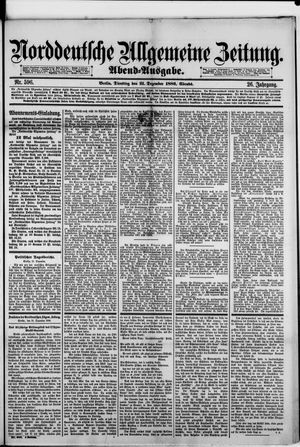 Norddeutsche allgemeine Zeitung vom 21.12.1886