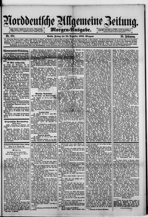 Norddeutsche allgemeine Zeitung vom 24.12.1886