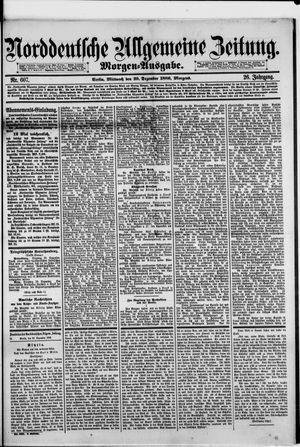 Norddeutsche allgemeine Zeitung vom 29.12.1886