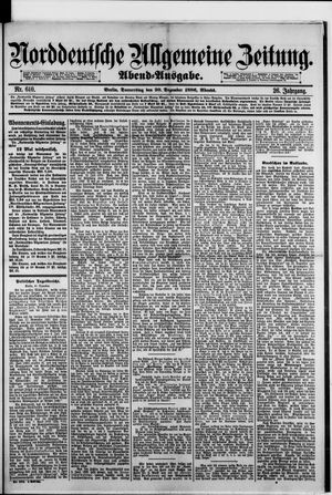 Norddeutsche allgemeine Zeitung vom 30.12.1886