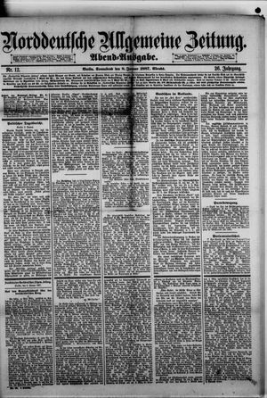 Norddeutsche allgemeine Zeitung vom 08.01.1887