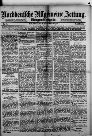 Norddeutsche allgemeine Zeitung vom 12.01.1887