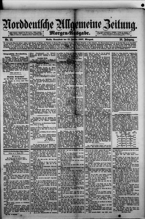 Norddeutsche allgemeine Zeitung vom 15.01.1887