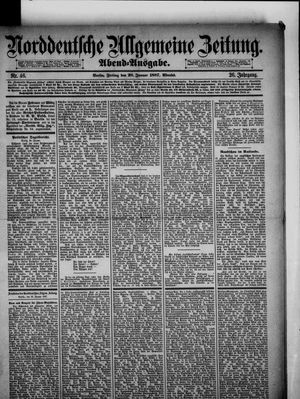 Norddeutsche allgemeine Zeitung vom 28.01.1887