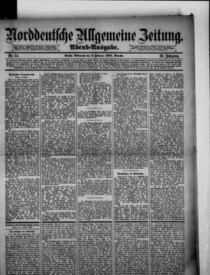 Norddeutsche allgemeine Zeitung on Feb 2, 1887