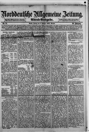 Norddeutsche allgemeine Zeitung vom 04.02.1887