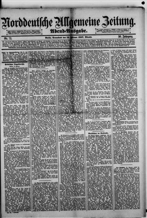 Norddeutsche allgemeine Zeitung on Feb 12, 1887
