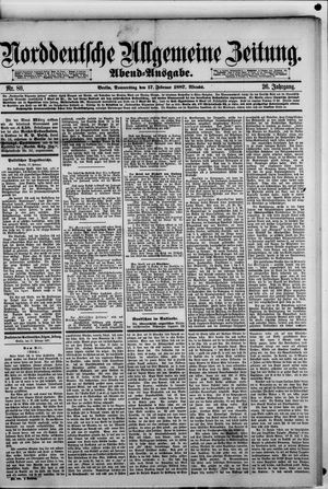 Norddeutsche allgemeine Zeitung vom 17.02.1887