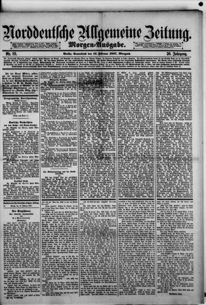 Norddeutsche allgemeine Zeitung vom 19.02.1887