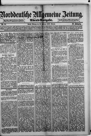 Norddeutsche allgemeine Zeitung vom 28.02.1887