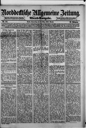 Norddeutsche allgemeine Zeitung on Mar 10, 1887