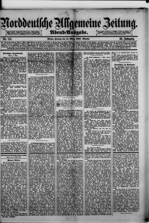 Norddeutsche allgemeine Zeitung vom 11.03.1887