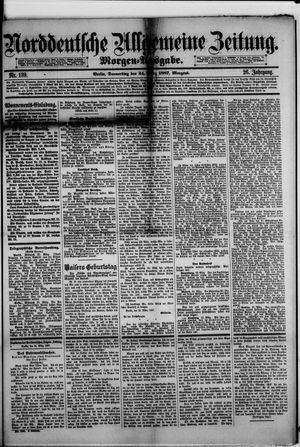 Norddeutsche allgemeine Zeitung vom 24.03.1887