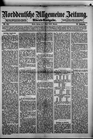 Norddeutsche allgemeine Zeitung on Apr 1, 1887