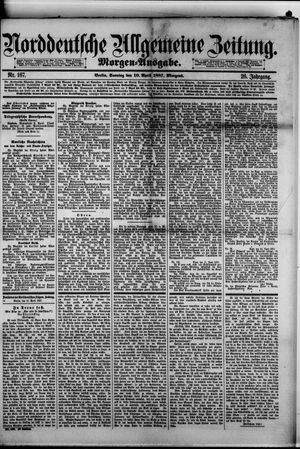 Norddeutsche allgemeine Zeitung vom 10.04.1887