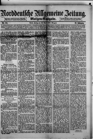 Norddeutsche allgemeine Zeitung vom 22.04.1887