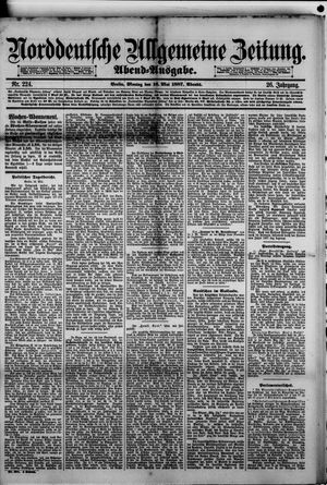 Norddeutsche allgemeine Zeitung vom 16.05.1887