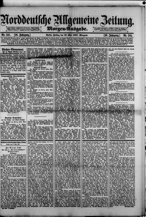 Norddeutsche allgemeine Zeitung on May 27, 1887