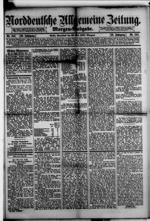 Norddeutsche allgemeine Zeitung vom 28.05.1887