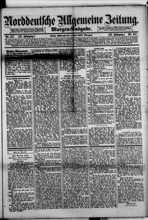 Norddeutsche allgemeine Zeitung on Jun 1, 1887