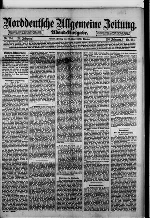 Norddeutsche allgemeine Zeitung on Jun 10, 1887