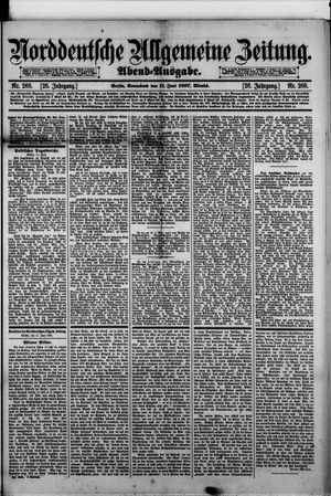 Norddeutsche allgemeine Zeitung vom 11.06.1887