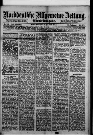 Norddeutsche allgemeine Zeitung vom 15.06.1887