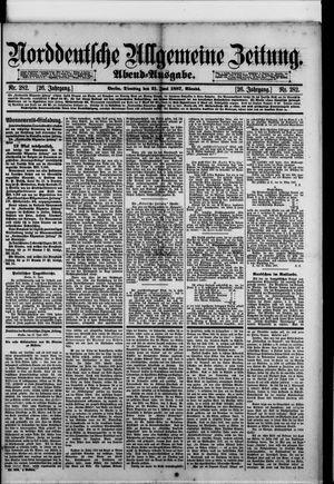 Norddeutsche allgemeine Zeitung vom 21.06.1887