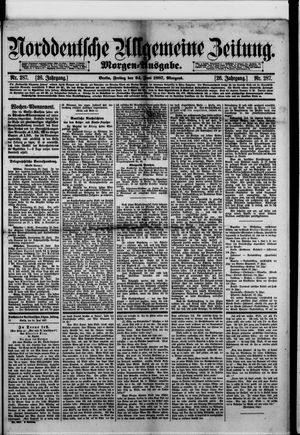 Norddeutsche allgemeine Zeitung vom 24.06.1887