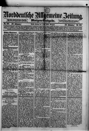 Norddeutsche allgemeine Zeitung vom 01.07.1887