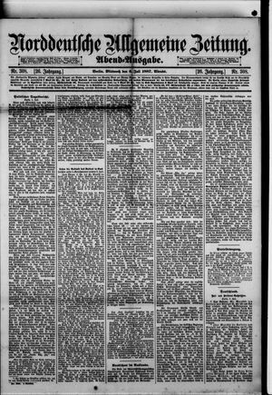 Norddeutsche allgemeine Zeitung on Jul 6, 1887