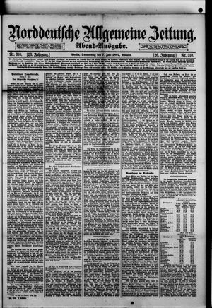 Norddeutsche allgemeine Zeitung vom 07.07.1887