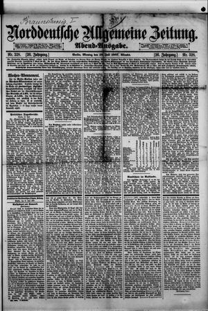 Norddeutsche allgemeine Zeitung on Jul 18, 1887