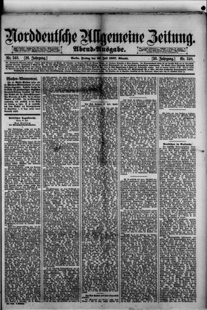 Norddeutsche allgemeine Zeitung vom 29.07.1887