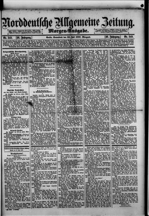 Norddeutsche allgemeine Zeitung on Jul 30, 1887