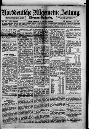 Norddeutsche allgemeine Zeitung vom 31.07.1887