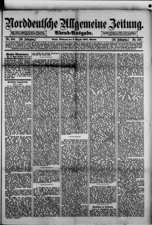 Norddeutsche allgemeine Zeitung on Aug 3, 1887